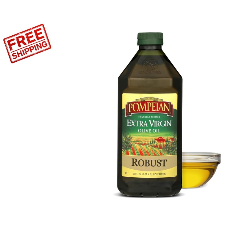 Robust Farmer-Crafted Extra Virgin Olive Oil – 68 Fl Oz for Marinades & Salads