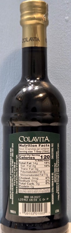 Colavita Premium Selection Extra Virgin Olive Oil 17 fl oz gallery