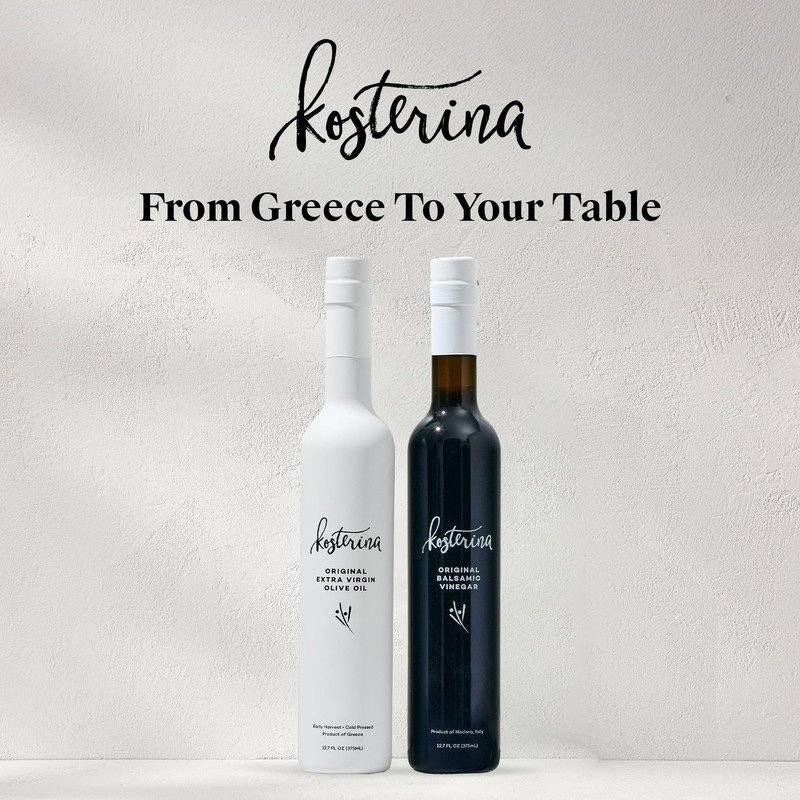 Kosterina Extra Virgin Olive Oil & Balsamic Vinegar Gift Set | Greek EVOO + M... gallery