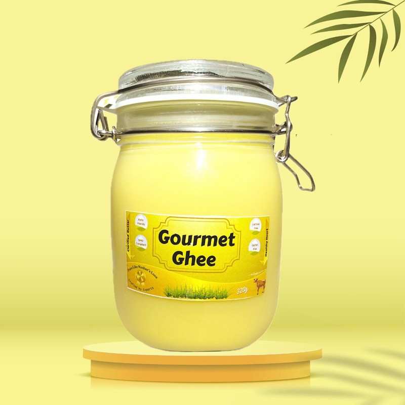 Premium Gourmet Clarified Butter-Organic GrassFed Versatile Healthy Cooking Ghee