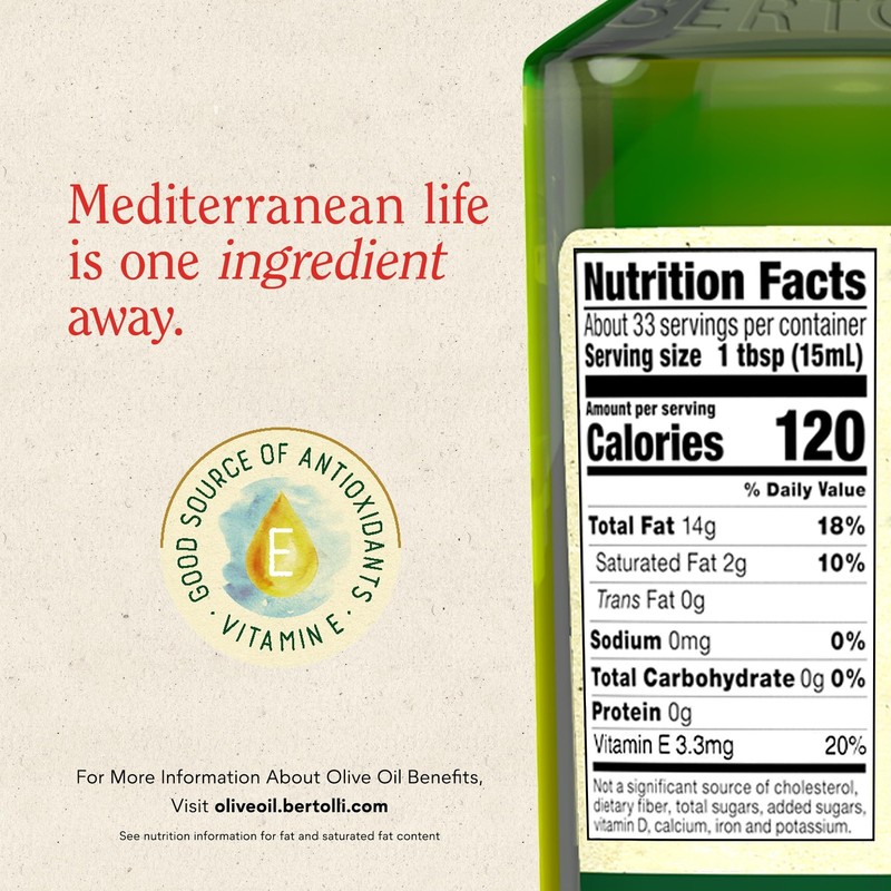Bertolli Extra Virgin Olive Oil, 17 oz 16.9 fl gallery