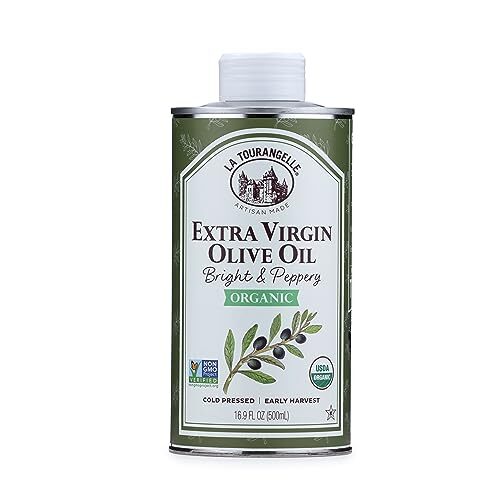 La Tourangelle Organic Extra Virgin Olive Oil Cold-Pressed High Antioxidant P…