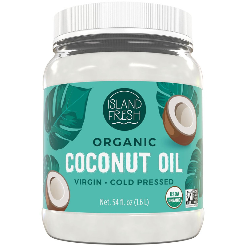 Organic Coconut Virgin Oils Cold Pressed Great f/ Skin & Hair - Cooking & Baking