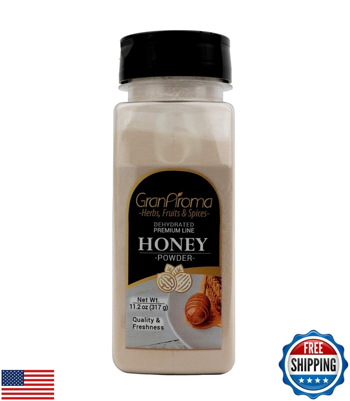 GranAroma Honey Powder, Sweet Flavor, Natural, Cooking and Baking (11.2 Ounce