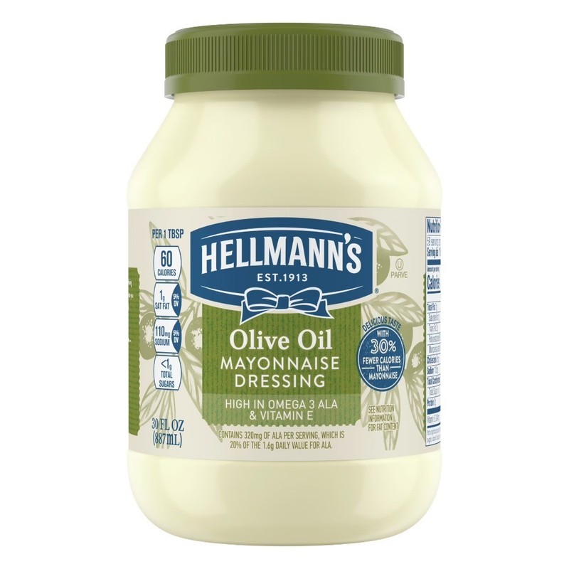 Olive Oil Mayonnaise Dressing Condiments 30 fl oz Jar