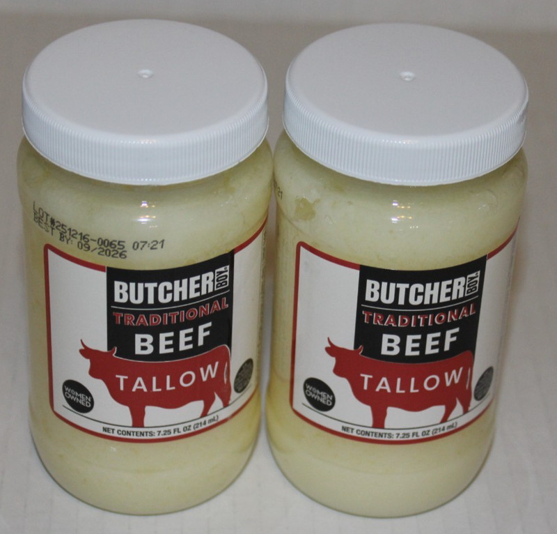 Butcher Boy Traditional Beef Tallow Lot of 2
