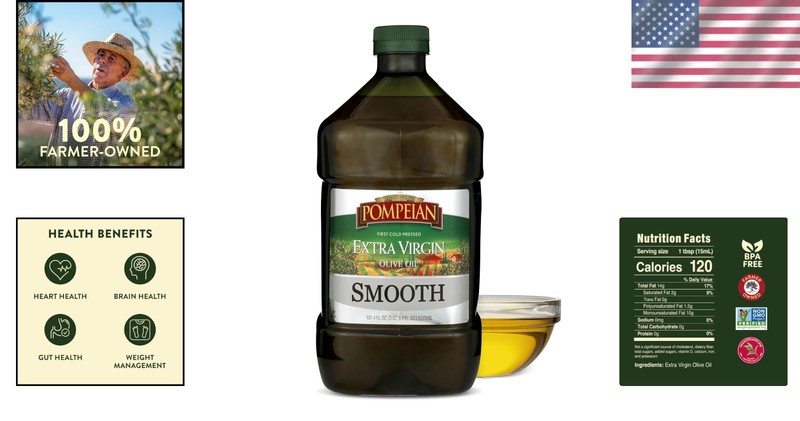 Smooth & Delicate 101 Fl Oz Extra Virgin Olive Oil - Family Crafted & Healthy gallery