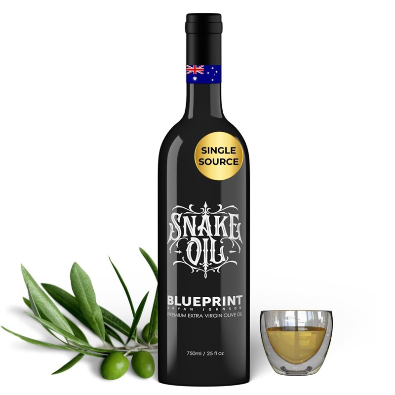 Blueprint Bryan Johnson Extra Virgin Olive Oil – Cold Pressed Polyphenol…