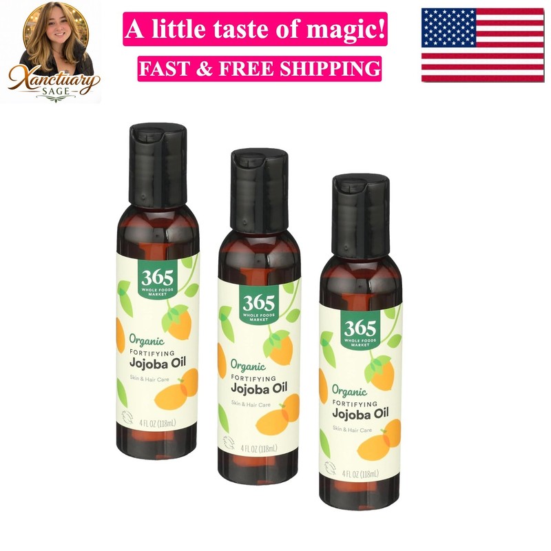 Oil Jojoba Organic, 4 Fl Oz Pack of 3