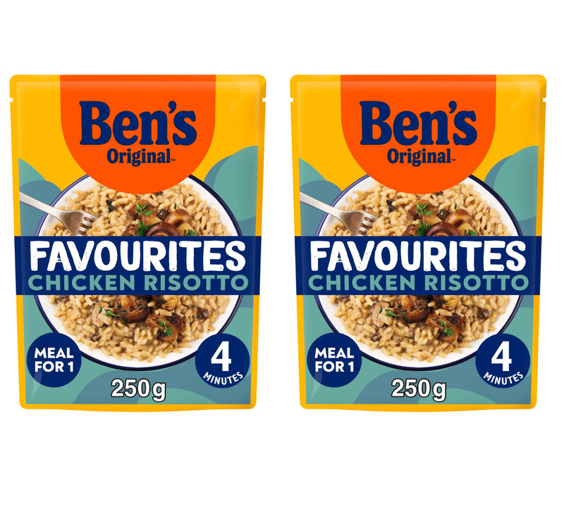 Ben’s Original Favourites Microwave Chicken & Mushroom Risotto PACK OF 2