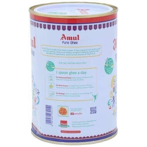 Amul Pure Ghee 1 ltr Tin (905 g) Cooking Oil Ghee Healthy Clarified Butter gallery