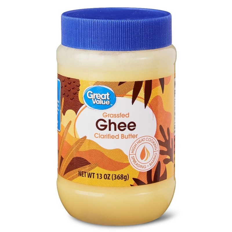Grassfed Ghee Clarified Butter in Glass Jar 13 Ounces Pure Natural