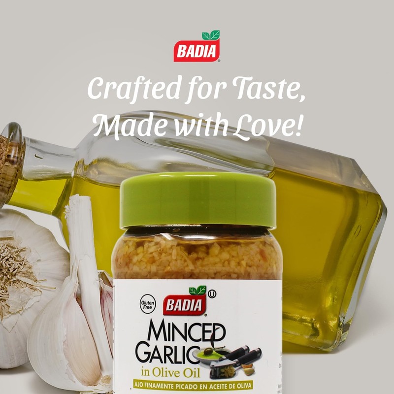 Minced Garlic in Olive Oil - 8oz Jar, Pack of 12 - Flavorful Cooking Essential gallery