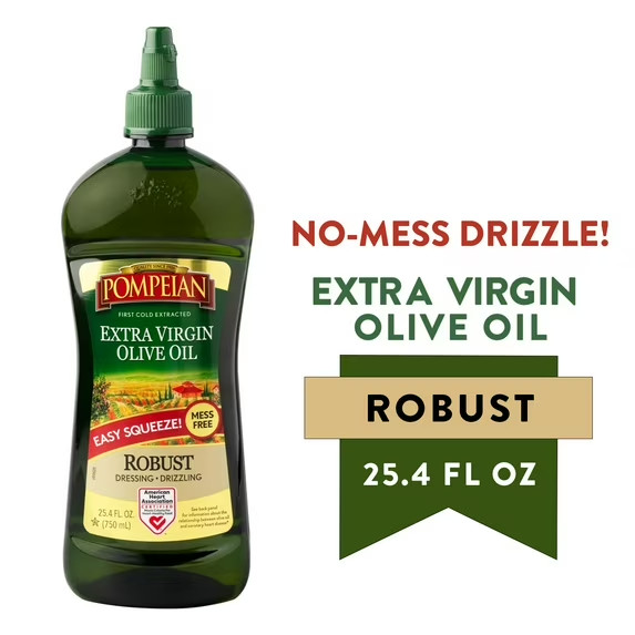 Pompeian Robust Extra Virgin Olive Oil Squeeze – 25.4 fl oz
