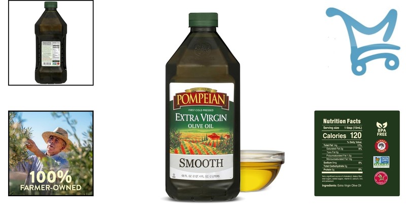 Extra Virgin Olive Oil 68 Fl Oz Cold Pressed Polyphenols Gourmet Cooking gallery