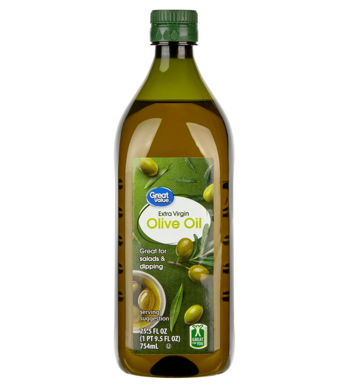 Great Value: 100% Extra Virgin Olive Oil, 25.5 fl oz FREE & FAST SHIPPING