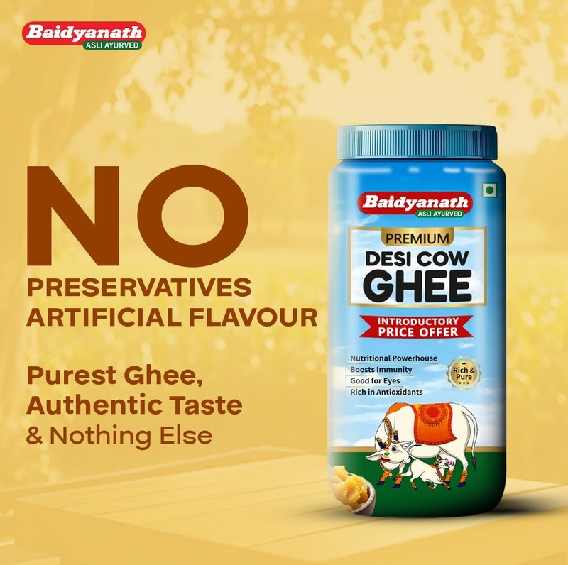 Baidyanath Desi Cow Ghee 900ml gallery