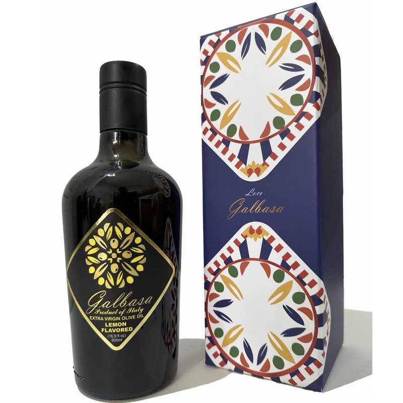 Galbasa Organic Lemon Olive Oil Sicily 16.9oz Cold Pressed Extra Virgin