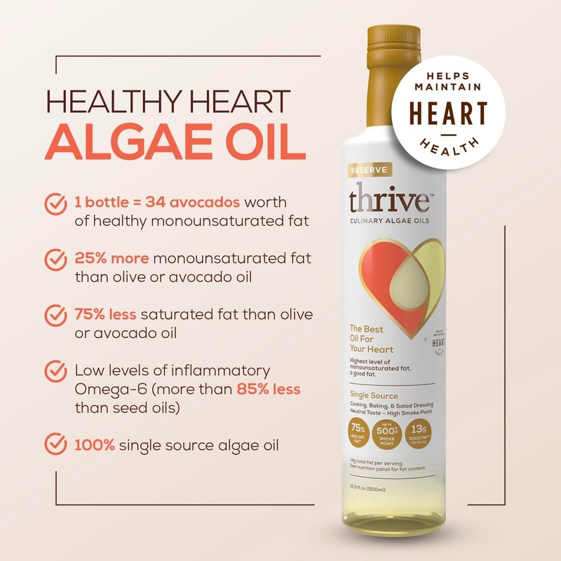 Versatile Neutral Culinary Algae Cooking Oil - 16.9 fl oz, Non-GMO & Sustainable gallery