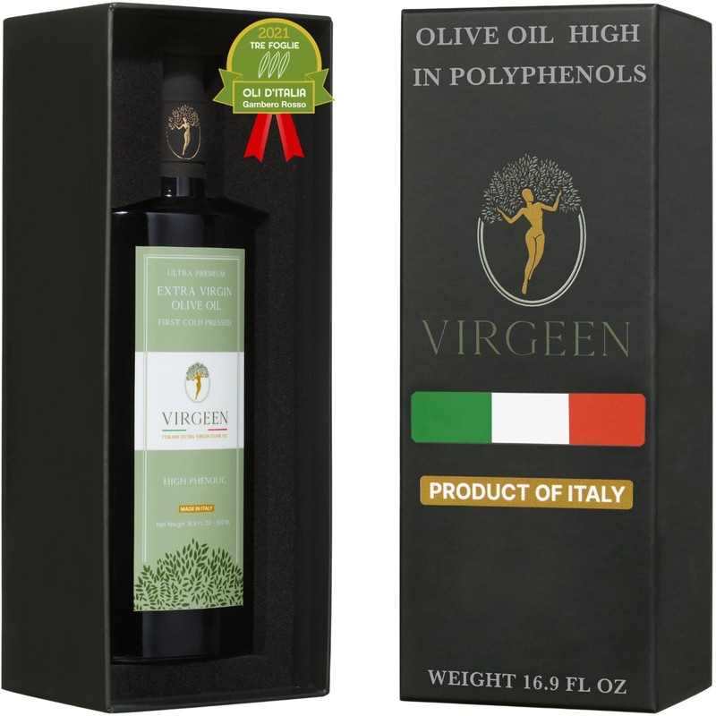 N°1 Drinking Extra Virgin Olive Oil Italian – 100% Unrefined & Cold pressed evoo