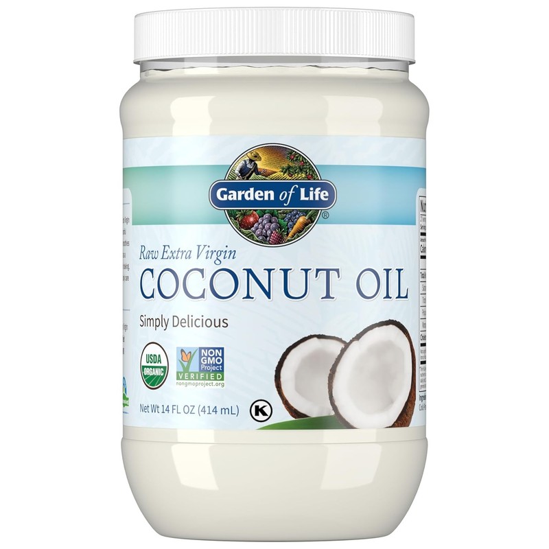 Raw Organic Extra Virgin Coconut Oil - 14 Fl Oz, Perfect For Cooking & Skincare gallery