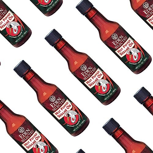 Eden Hot Pepper Toasted Sesame Chili Oil Unrefined Expeller Pressed 5 oz Ambe... gallery