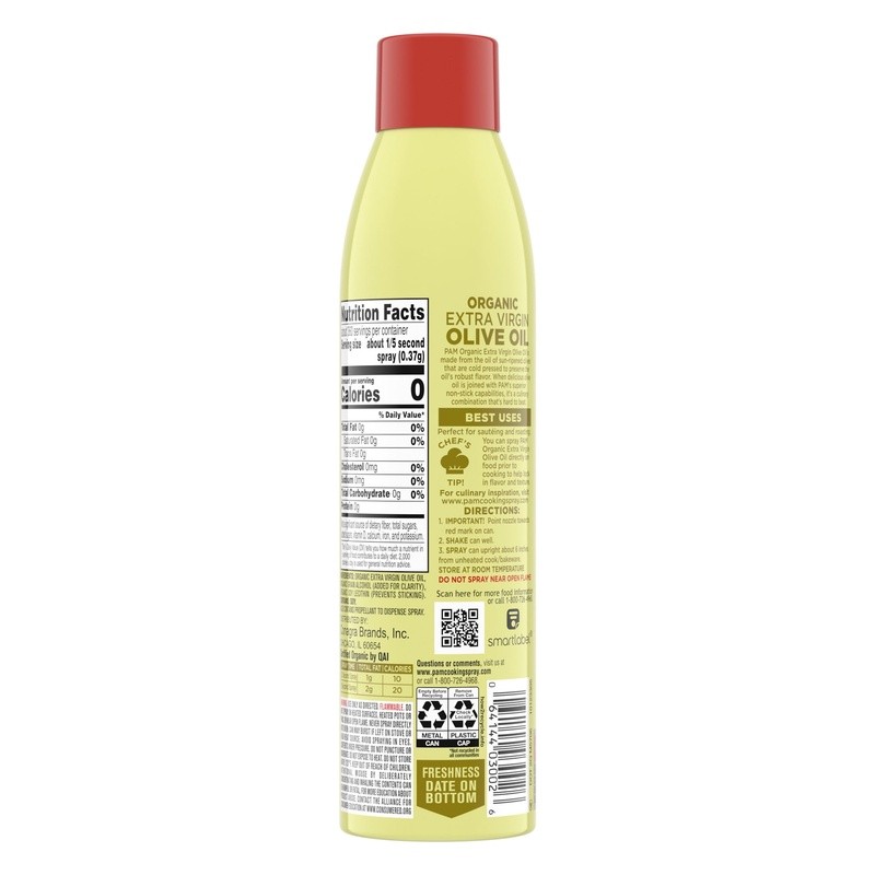Organic Extra Virgin Olive Oil Spray Non-GMO Cooking Non-Stick Cold Pressed 5oz gallery