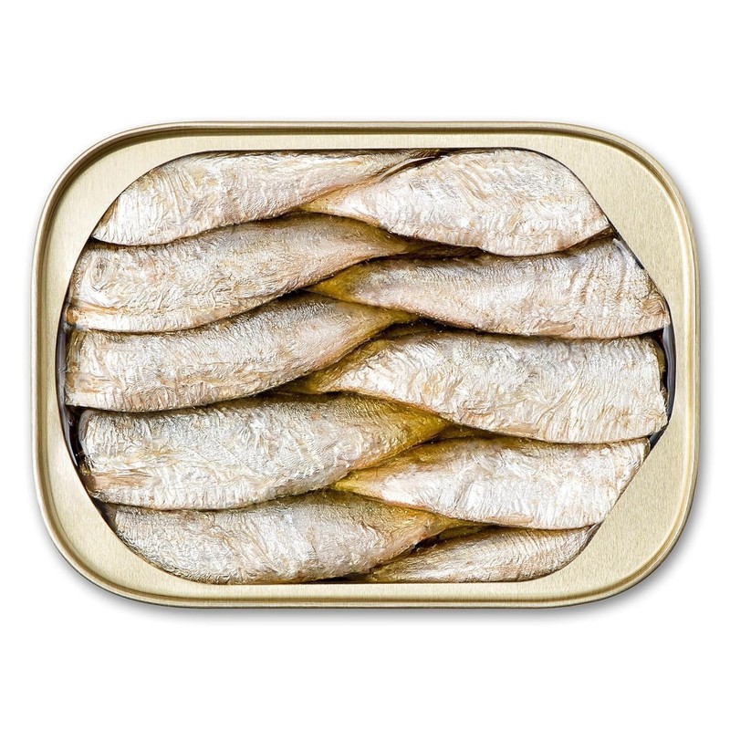 Pack of 12 Wild-Caught Brisling Sardines in Extra Virgin Olive Oil, 3.75 oz gallery