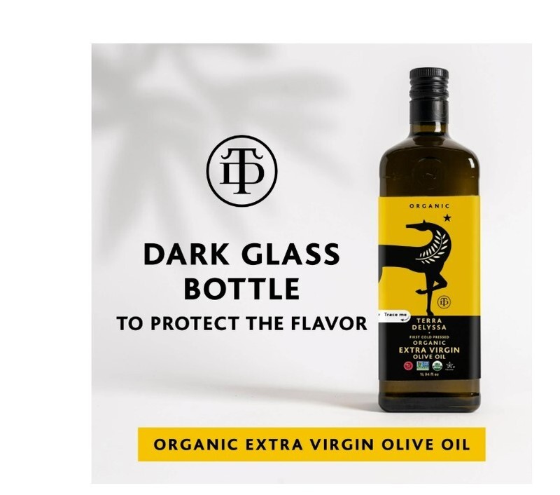 Terra Delyssa Organic Extra Virgin Olive Oil, 34 fl. oz. Glass - Pack Of 1 gallery