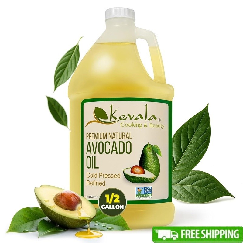 Versatile Avocado Oil High Point Cooking Oil Hair Care Vegan New