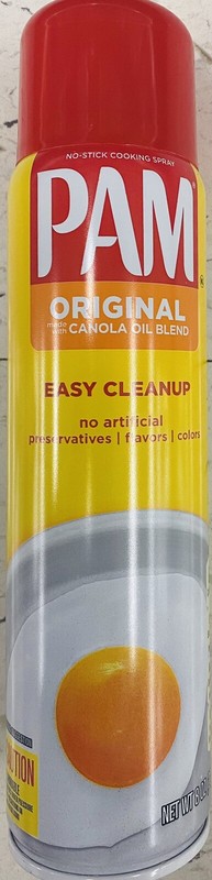 5x PAM Original Canola Oil Blend Non stick Cooking & Baking Spray 8 oz - 5 PACK gallery