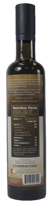 Castillo de Pinar First Cold Pressed Extra Virgin 16.9 Fl Oz (Pack of 1) gallery