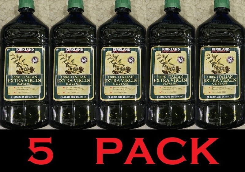 5x Kirkland Signature EVOO ITALIAN Extra Virgin Olive Oil 67.63 oz Bottle 5 PACK