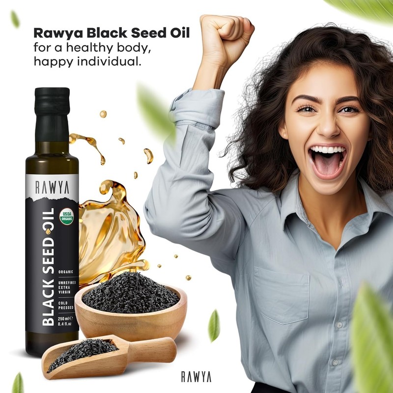 Black Seed Oil - USDA Organic Certified - Cold Pressed - 8.4 Fl oz - Extra Vi... gallery