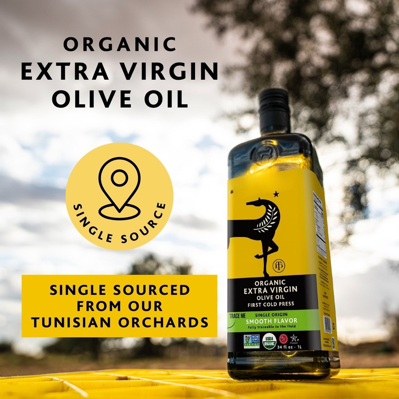 Organic Extra Virgin Olive Oil, 34 fl. oz. Glass gallery