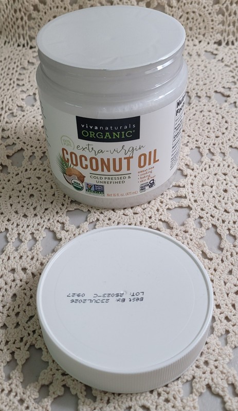 Viva Naturals Organic Coconut Oil – Unrefined Cold-Pressed Extra Virgin 16 fl oz
