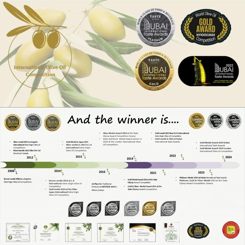 Rich Antioxidant Extra Virgin Olive Oil, 500ml - Low Acidity - Gourmet Essential gallery