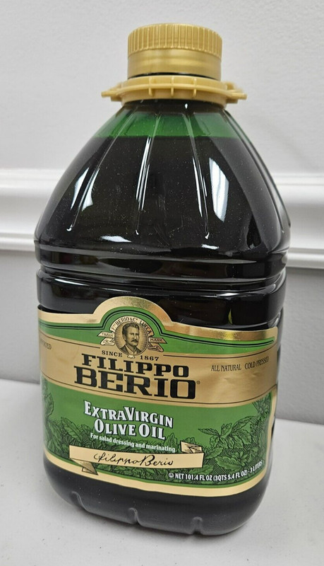 Filippo Berio Extra Virgin Olive Oil 101.4 fl oz 3 ltrs packed in Italy Exp 6/25