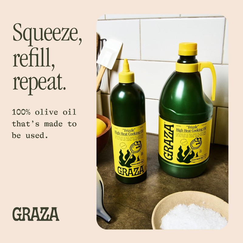 Graza Frizzle High Heat Cooking Oil Cooking Oil with a High Smoke Point & Ne... gallery