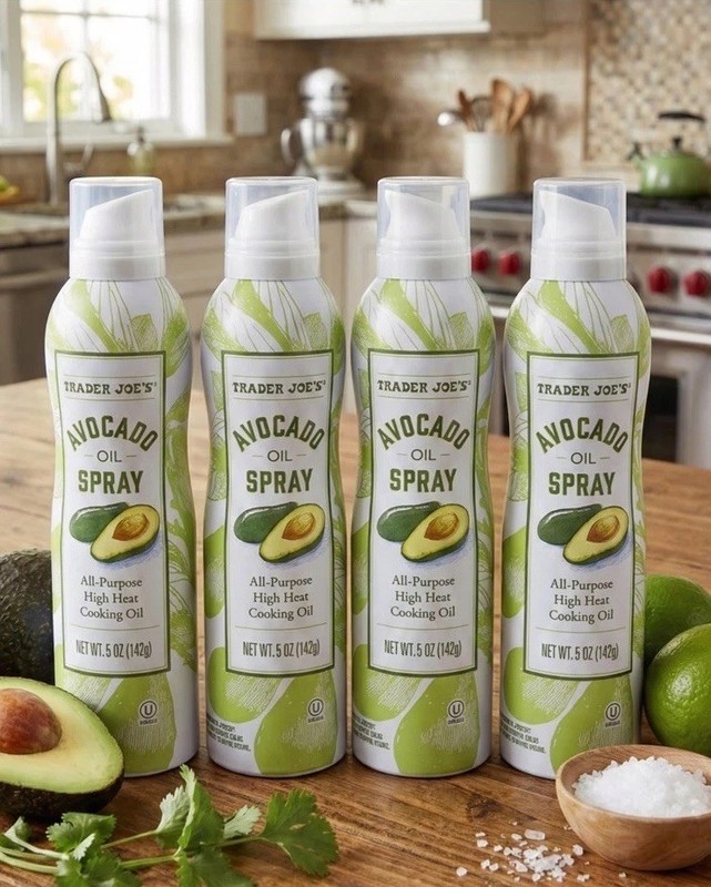 4 Packs Trader Joe’s Avocado Oil Spray All-Purpose High Heat Cooking Oil 5oz X 4