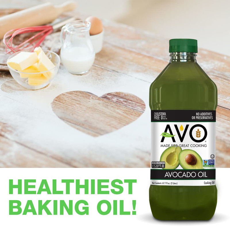 AVO Non-GMO Cold Pressed 100% Avocado Oil 67.7 Fl Oz Organic Cooking Oil gallery