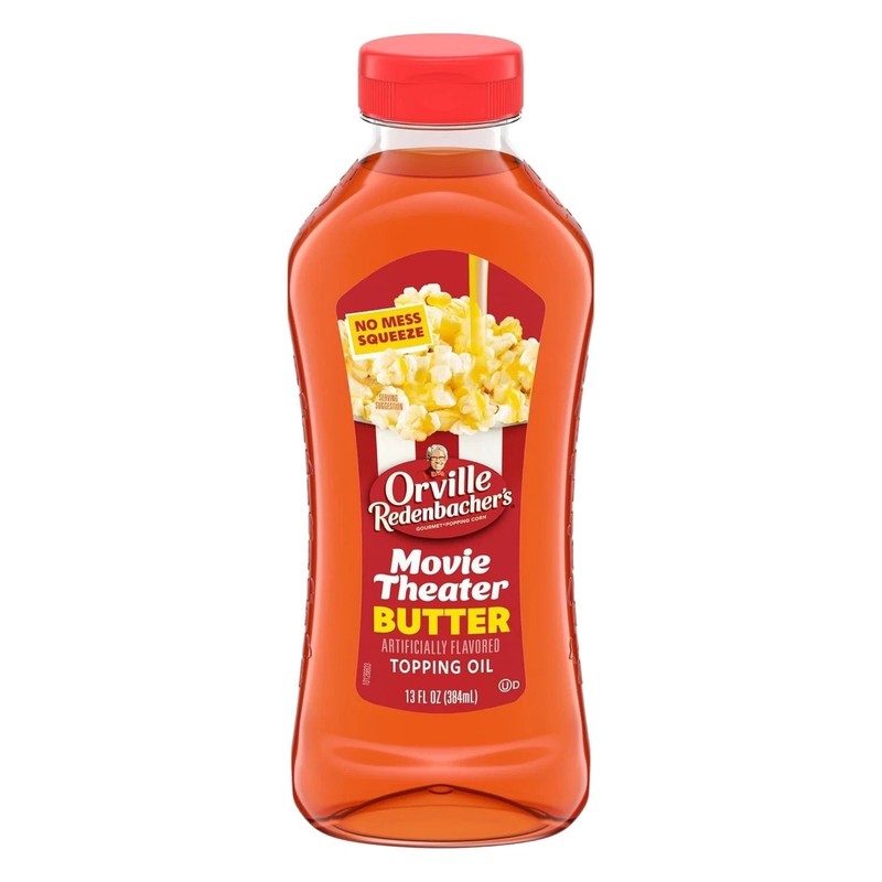 Popcorn Oil, Movie Theater Butter Flavored Topping Oil, 13 Fl Oz.