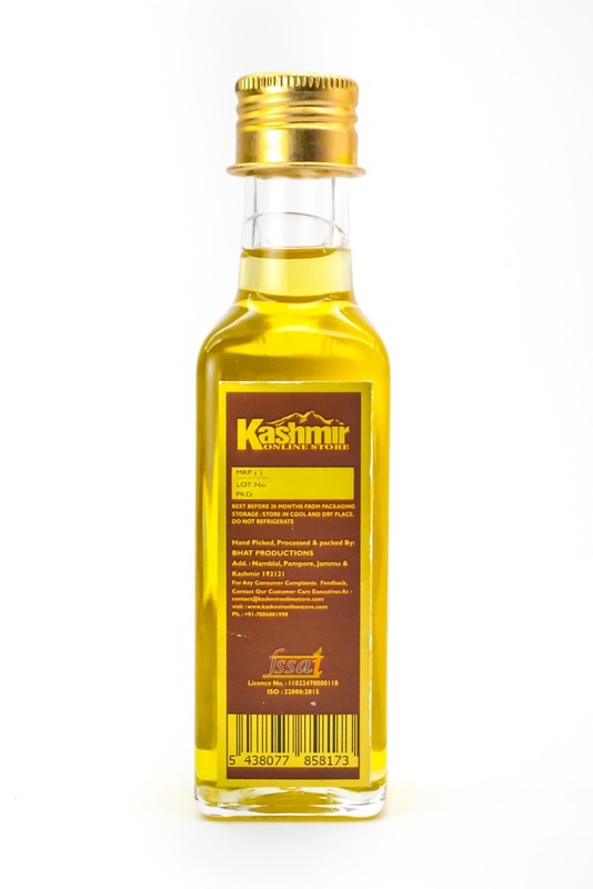 100% Natural Sweet Edible Cold Pressed Walnut Oil 100ml by Kashmir Online Store. gallery