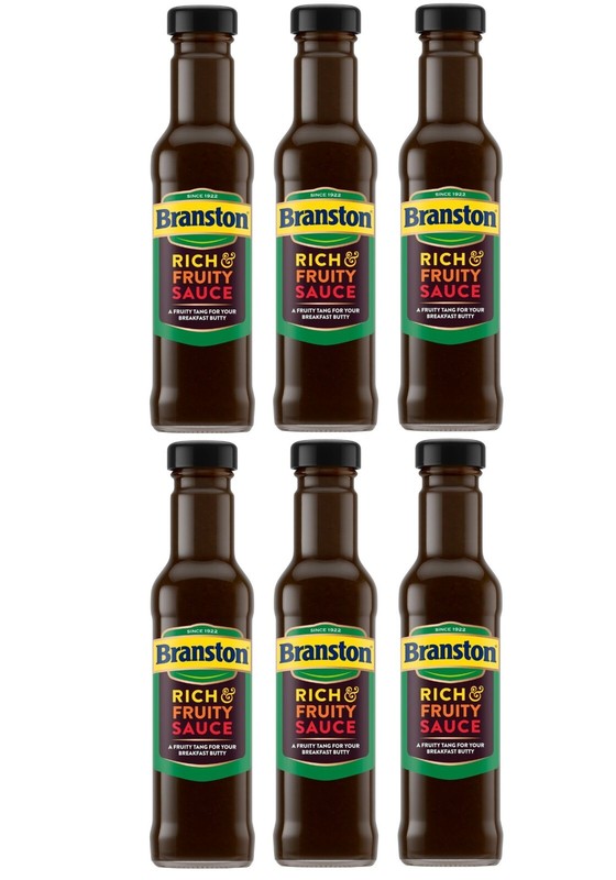 Branston Rich & Fruity Sauce 245g PACK OF 6