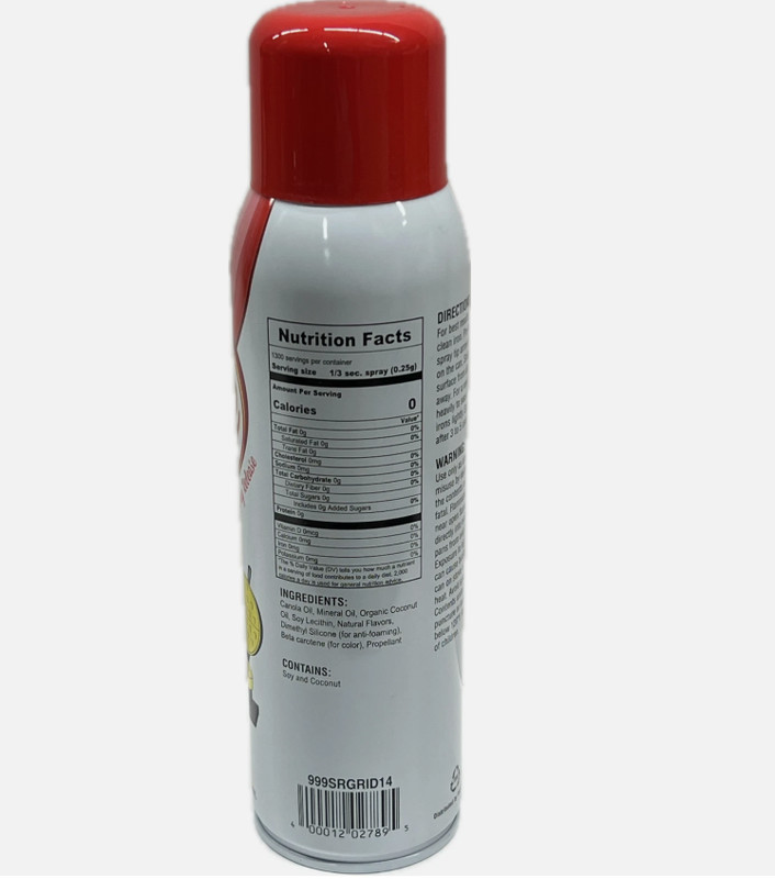 Grid Iron Sprease Panini Grill and Waffle Iron Release Spray 14oz. gallery