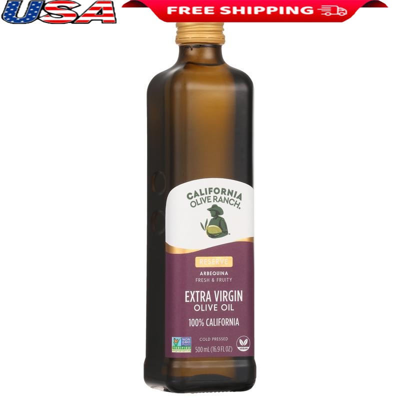California Reserve Extra Virgin Olive Oil 100% Cold Pressed Arbequina 16.9 fl oz
