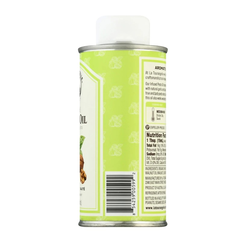 La Tourangelle Infused Pesto Oil 8.45 fl oz. Non-GMO, Kosher, Gluten-Free gallery