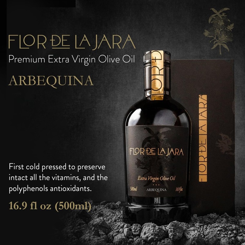 FLOR DE LA JARA Premium Extra Virgin Olive Oil from Spain, First Cold Pressed... gallery