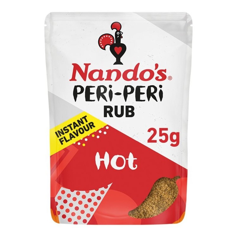 Nando's Peri Hot Seasoning Rub 25g PACK OF 3 gallery
