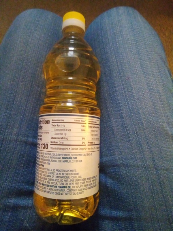 Unopened Sealed 24 oz Bottle Pampa Vegetable Soybean Sunflower Oil gallery